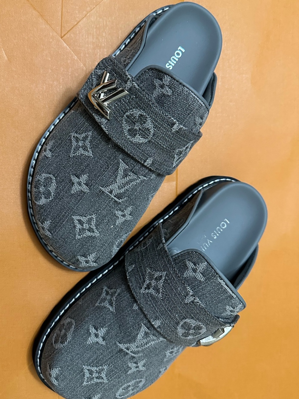 Monogram Mules